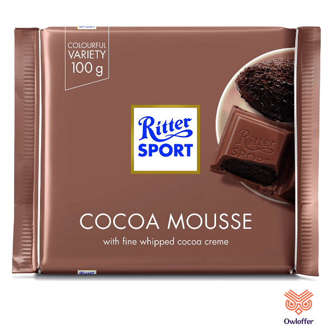 Ritter Sport Cocoa Mousse 100 Grams