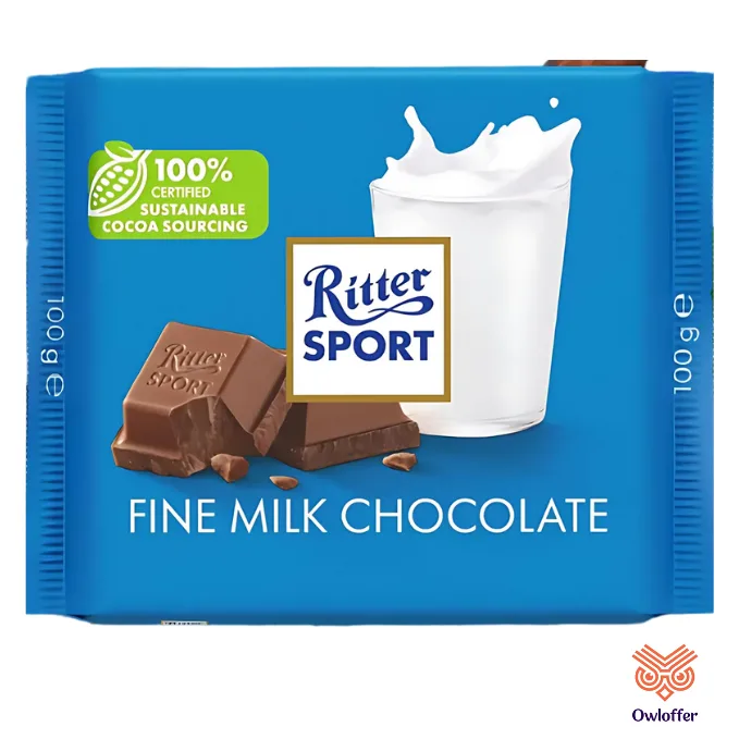 Ritter Sport Fine Milk 100 Grams